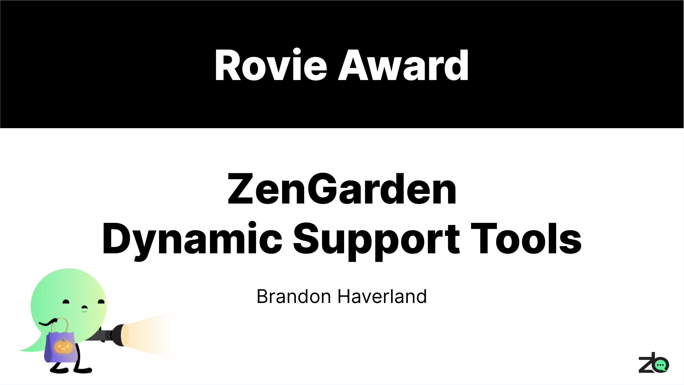 Zennovation Hackathon Rovie Award!